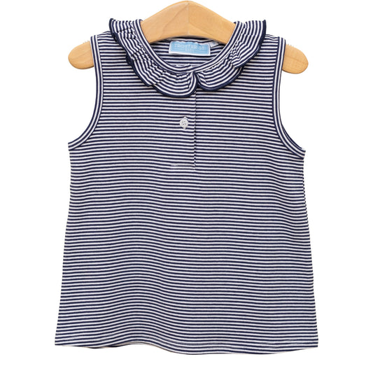 Nora Tank - Navy Stripe