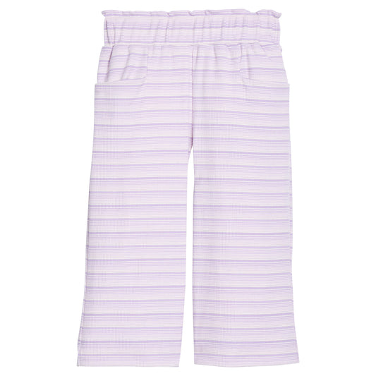 Palazzo Pants - Lavender Sparkle Stripe