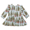 Girls Harper Dress - Trees and Presents