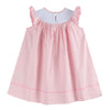Pretty Pink Easter bunny Smocked Bishop Dress