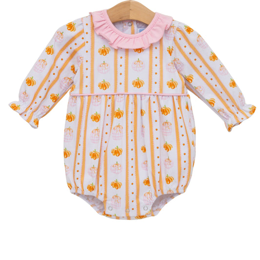 Pumpkin Patch Scalloped Bubble