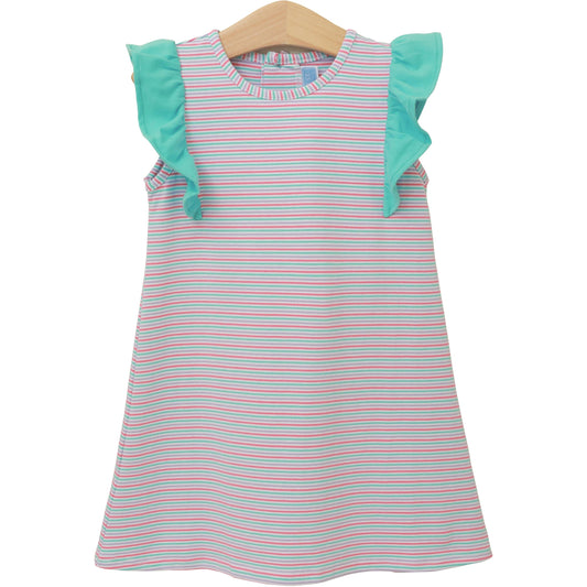 Ruby Dress - Multi Stripe