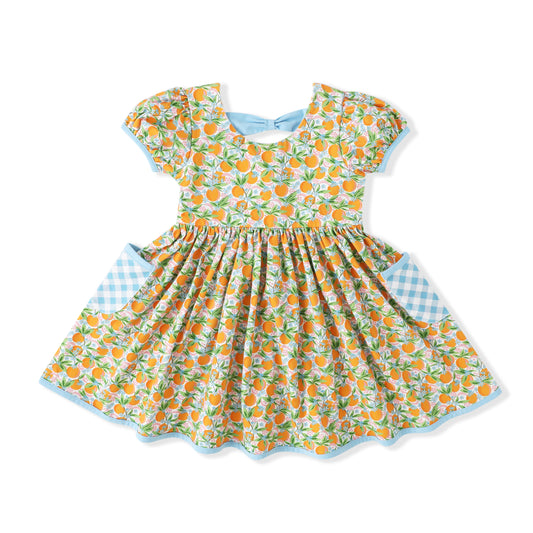 Pocket Dress - Orange