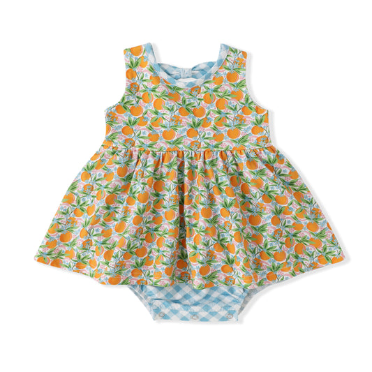 Bubble Dress - Orange
