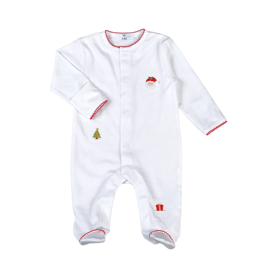 White Sweet Santa Pima Footie