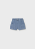 Newborn Boy Shorts - Light Denim