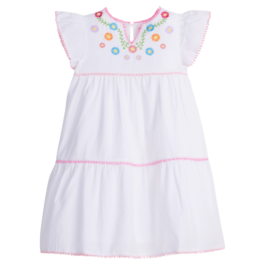 Positano Dress - Multi Embroidery