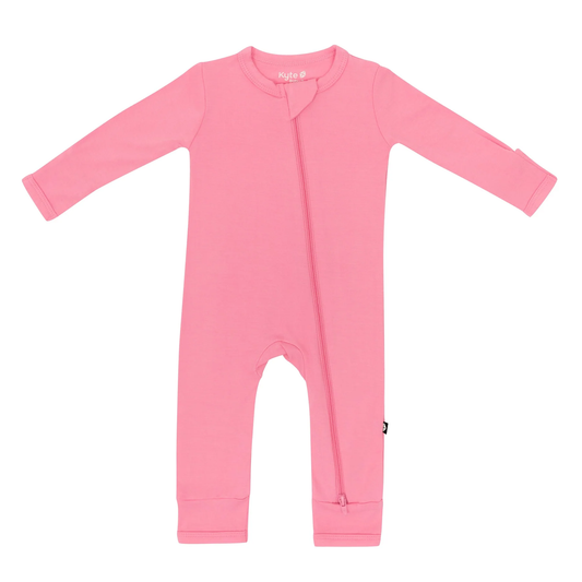 Kyte Zipper Romper - Guava
