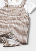 Boy Dungaree and T-shirt Set - Cocoa