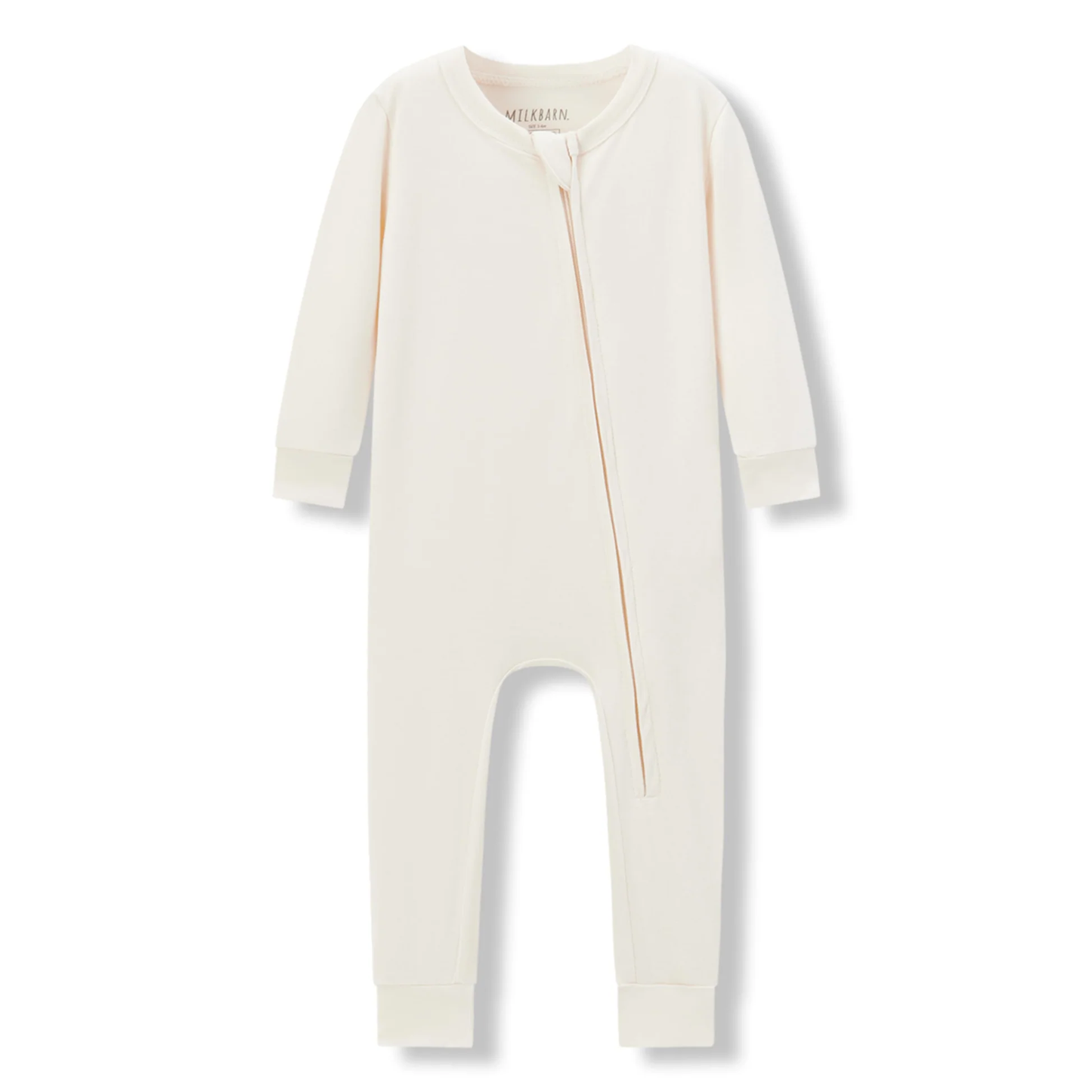 Salt Luxe Solid Zipper Pajama