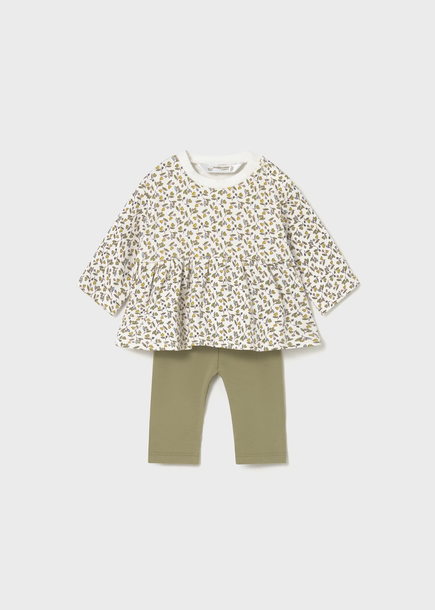 Newborn Girl 4-Piece Set - Olive
