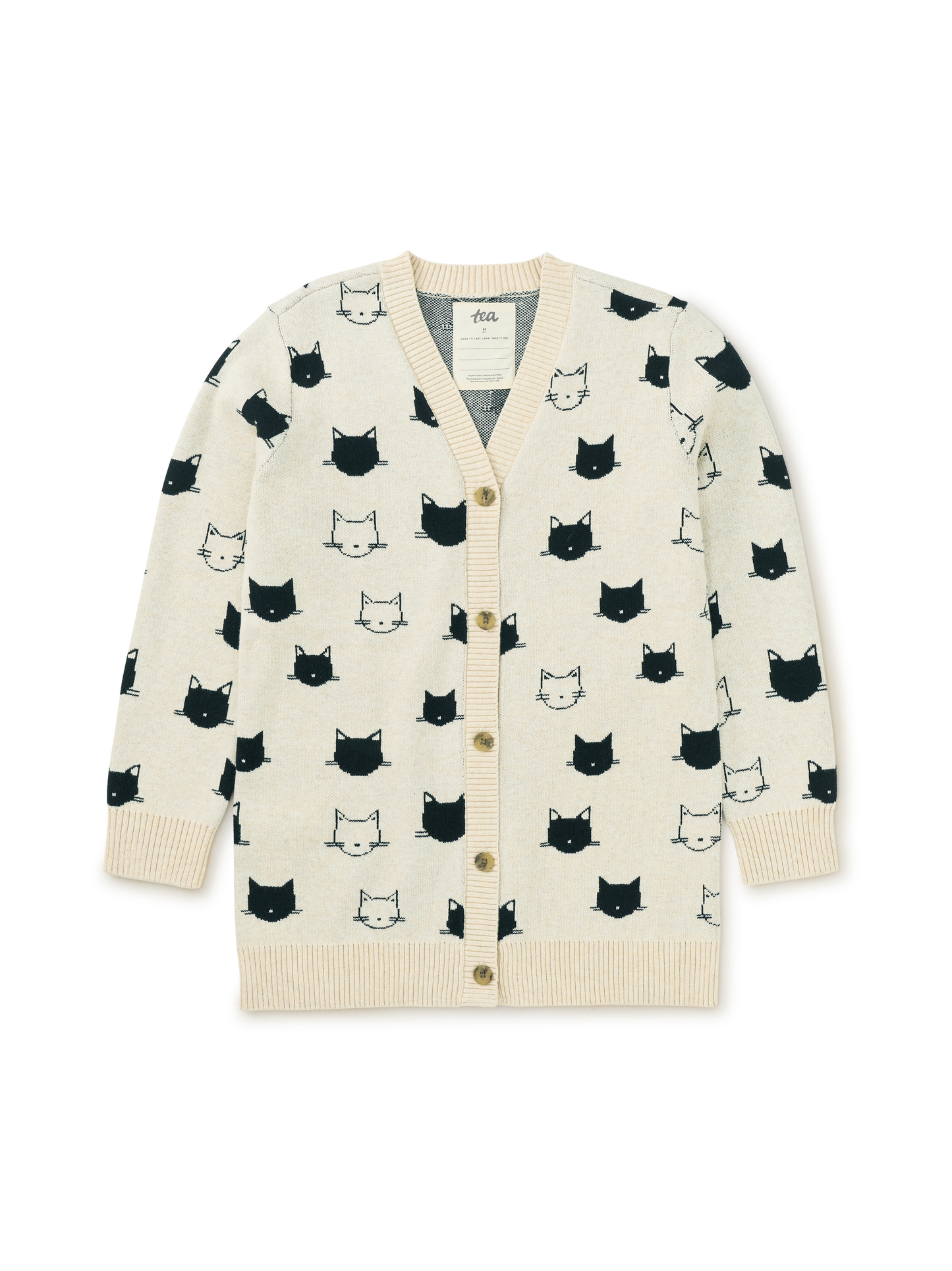 Long Iconic Cat Cardigan