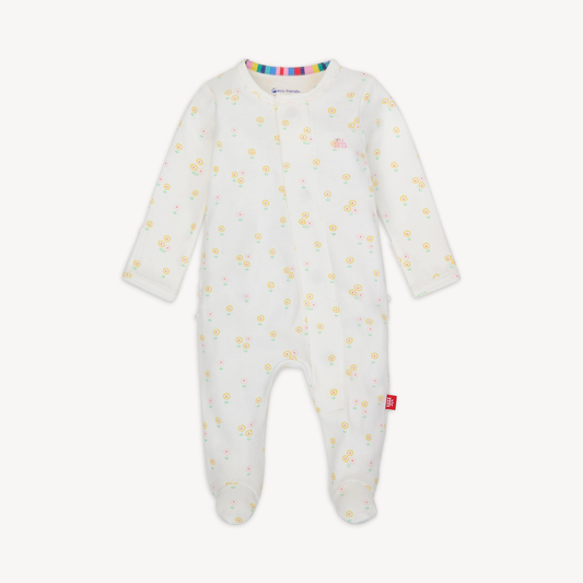 Evangeline Organic Cotton Magnetic Parent Favorite Footie