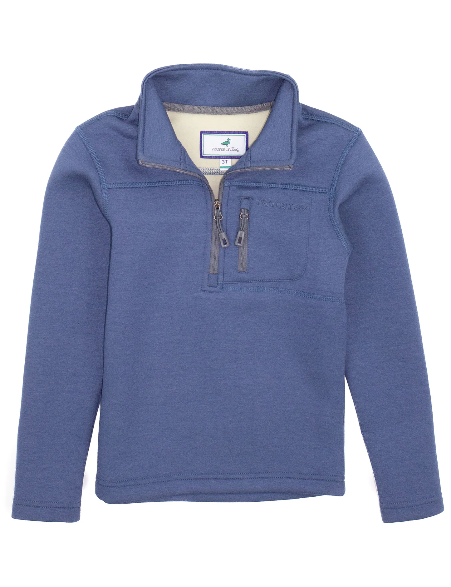 Boys Arctic Pullover - Stone Blue