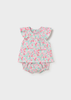 Newborn Girl 4-Piece Set - Aqua