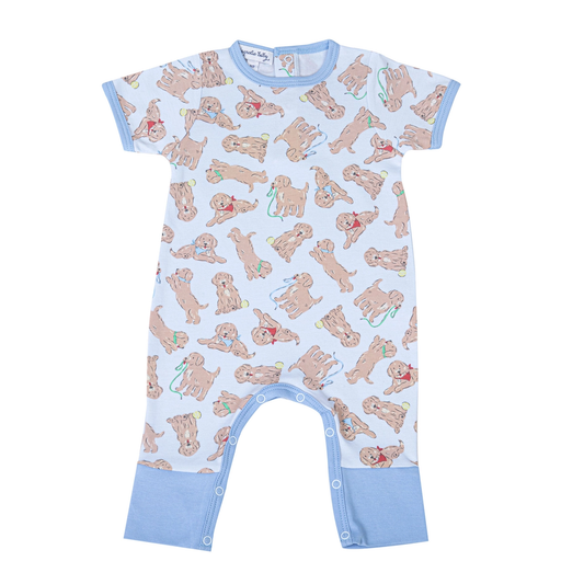 Golden Pup Short Playsuit