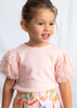 Girl Tulle T-shirt- Blossom