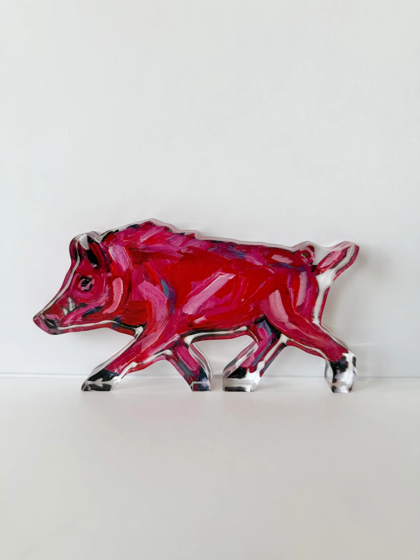 Pink Pig Acrylic Large Shelfie