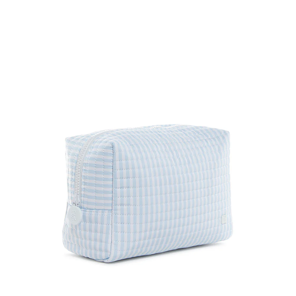 Quilted Everday Bag - Pimlico Stripe Blue