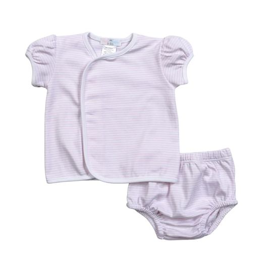 Tania Pink Stripes Diaper