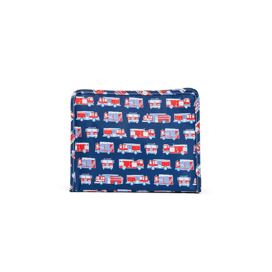 Roadie Large Zip Pouch - Fire Engines