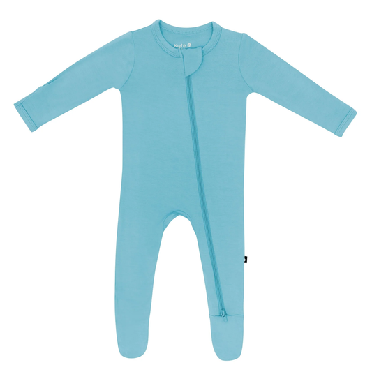 Kyte Zipper Footie - Makai