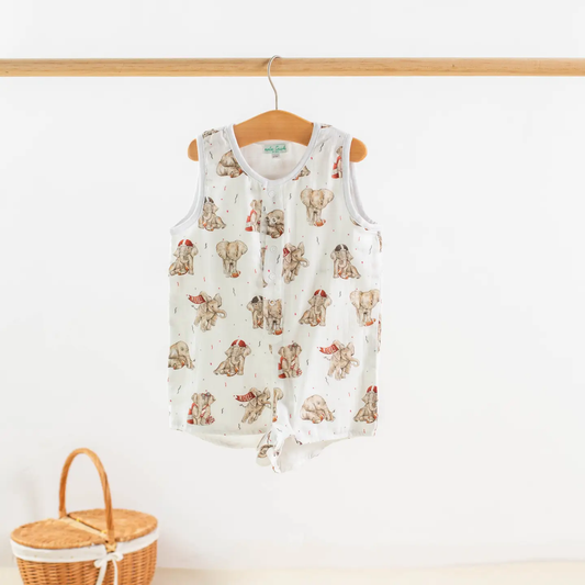 MVP: Alabama (Elephants) Organic Muslin - Shortall
