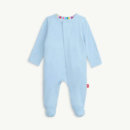 Baby Blue Modal Magnetic Parent Favorite Footie