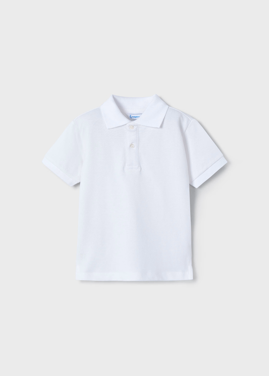 Boy Classic Polo Shirt - White