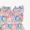 Lily Modal Magnetic Little Baby Ruffle Sleeve Dress + Diaper Cover Set