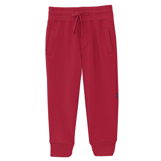 Fleece Joggers - Crimson