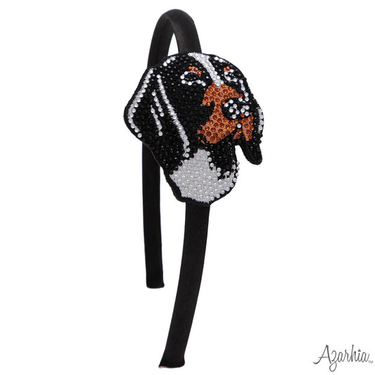 Hound Dog Rhinestone Patch Shimmer