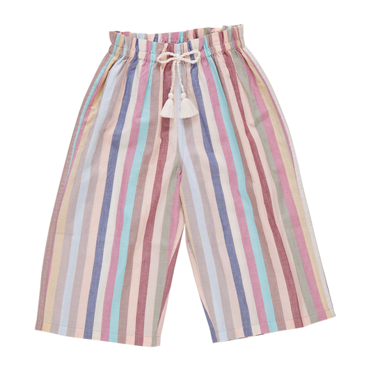 Girls Theodore Short - Multi Vintage Stripes