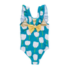 Girls Liv Bow Suit White Tulips