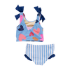 Girls Shelly Tankini - Multi Tossed Hearts