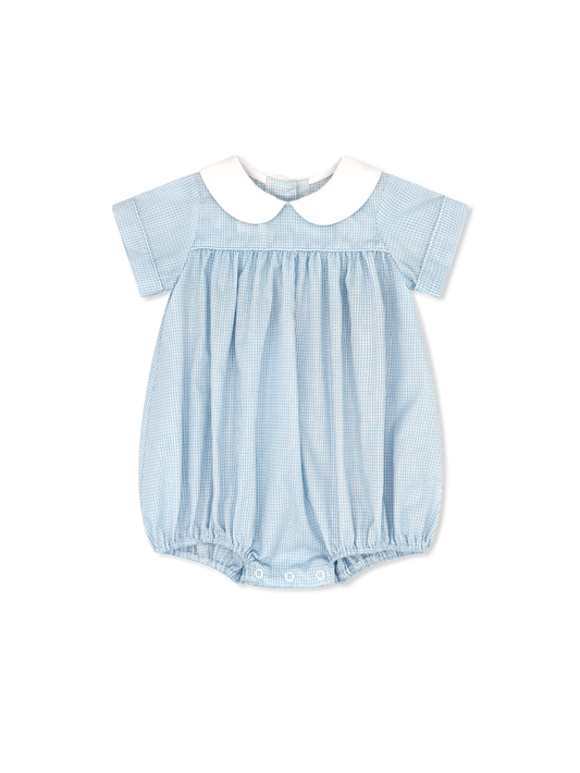 Covington Bubble - Baker Blue Mini Gingham