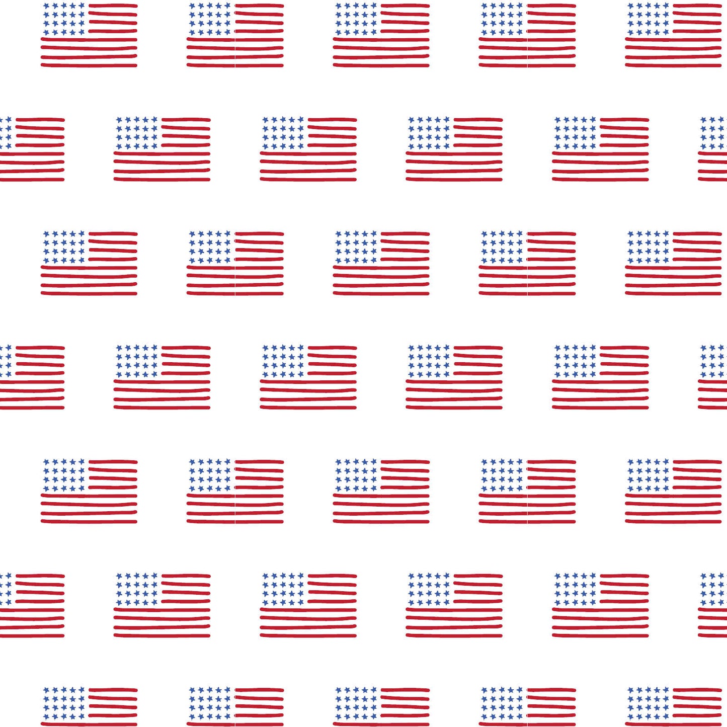 Walker Shortsleeve Short Set - American Flag