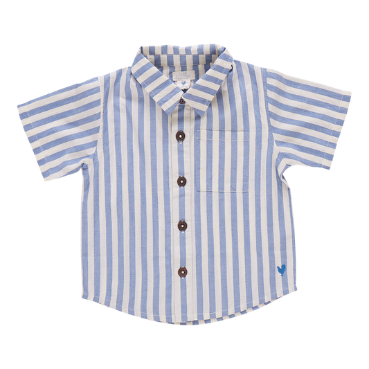 Boys Jack Shirt - Blue Stripe