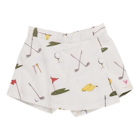 Girls Crystal Skort - Golf Tournament