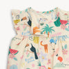 Wanderlust Wildlife Modal Magnetic Ruffle Sleeve Romper