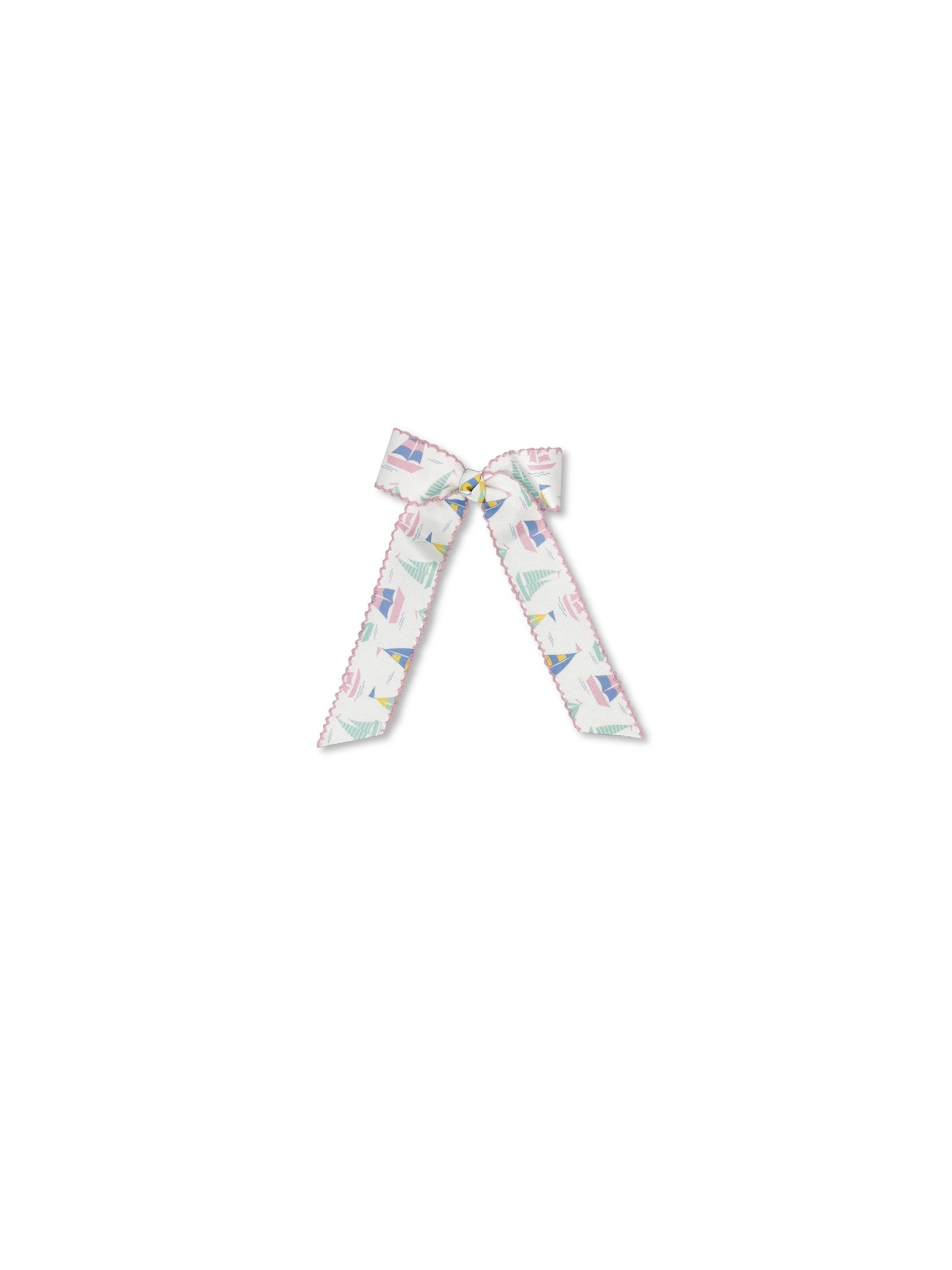 Lola Long Bow - Seahaven Sailboat, Party Pink