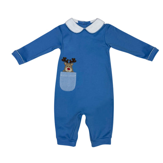 Reindeer Oliver Bubble - Periwinkle Knit