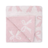 Chenille - Blush Bow Blanket