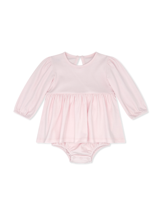 Penny Play Bloomer Long Sleeve - Palmer Pink Pima