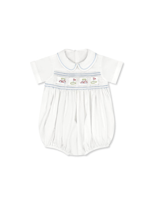 Noah Ribbon Bubble, Blessings White, Beaumont Blue