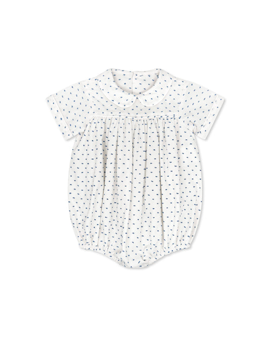 Covington Bubble - Spring Blue Swiss Dots