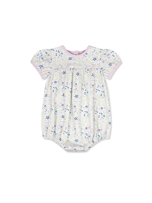 Mother May I Bubble - Playful Petunia Floral, Paradise Pink
