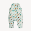 central bark cotton gauze magnetic sleeveless romper