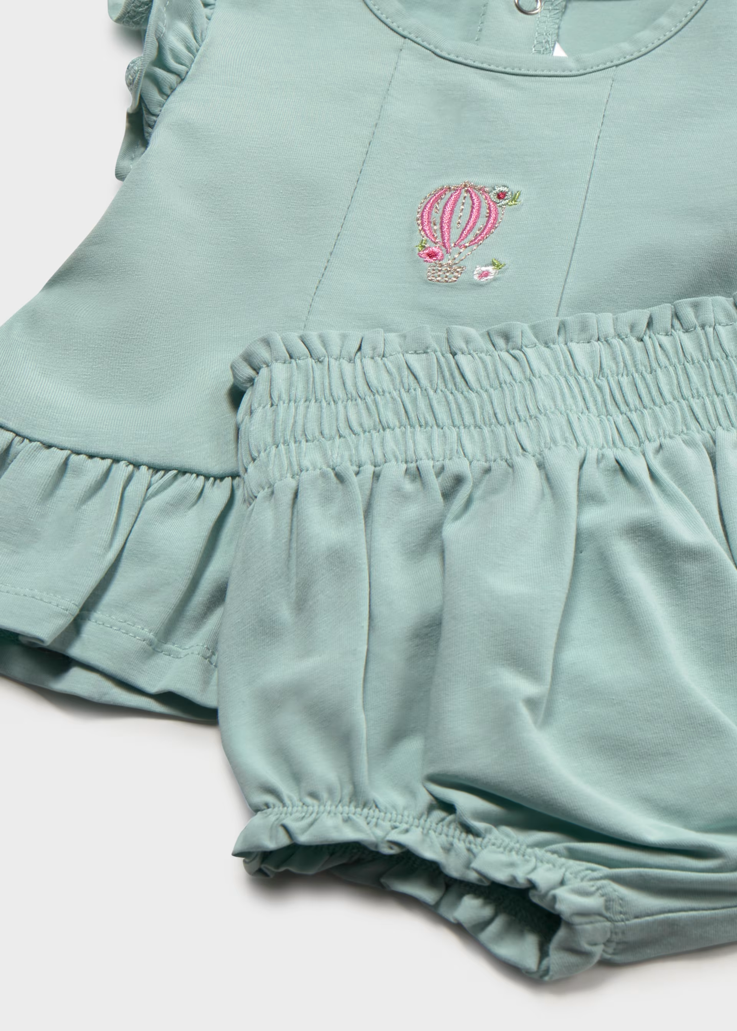 Newborn Girl 4-Piece Set - Aqua
