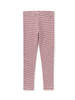 Striped Leggings - Cassis